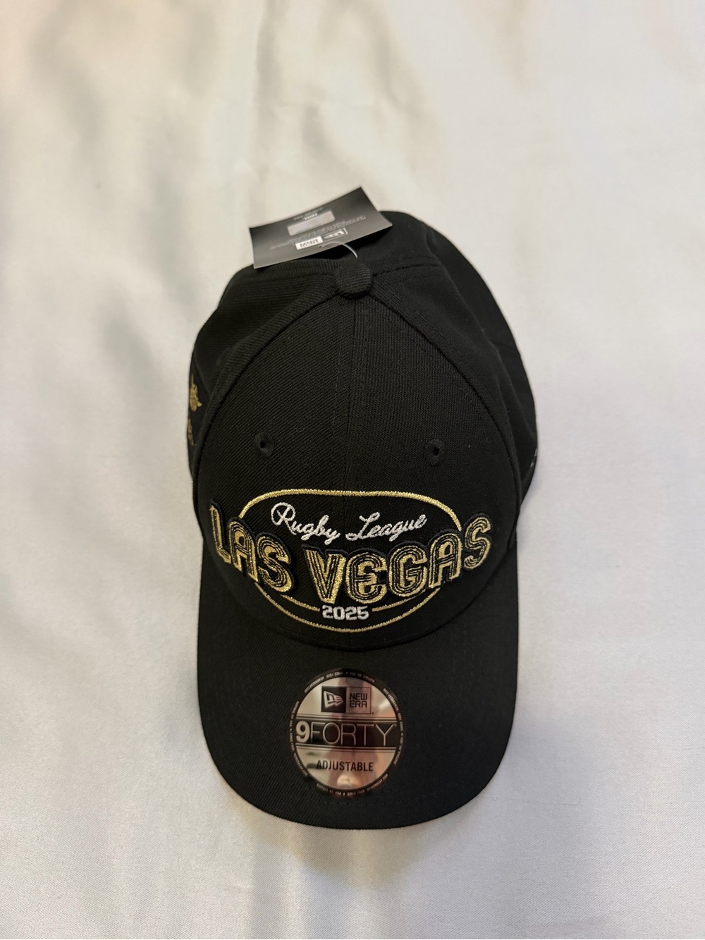 New Era Black Las Vegas Rugby League Embroidered Cap